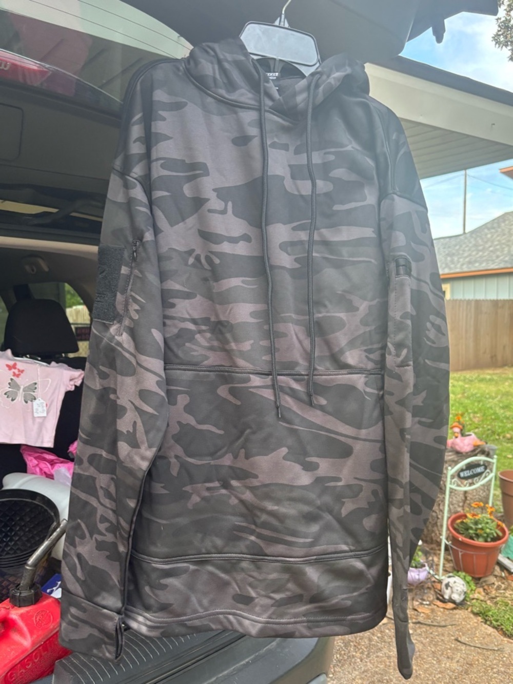 Rothco Concealed Carry Hoodie Easy Access CCW Large Kangaroo Pocket Camo